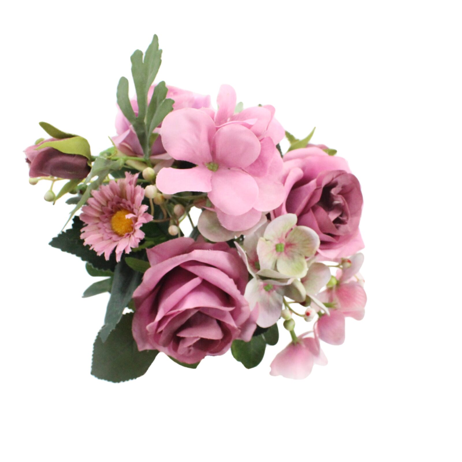 Faux Silk Rose/Hydrangea Bouquet - Image 2