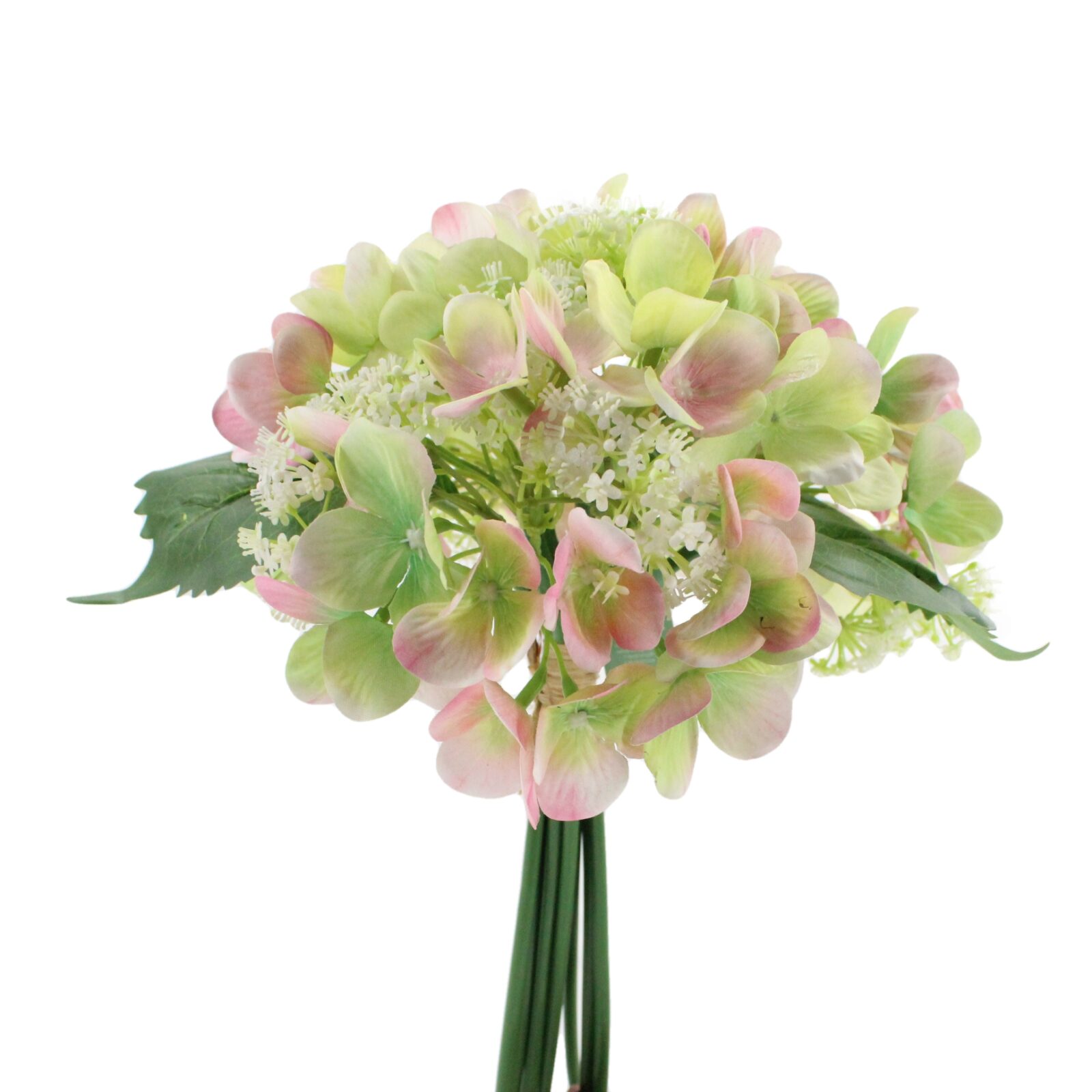 Silk Hydangea with Flowers Wedding Bouquet - Image 3