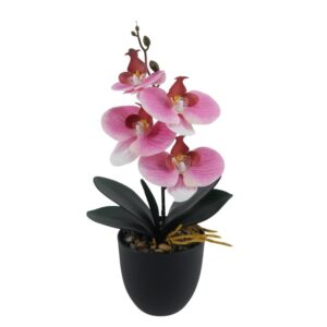 Artificial Phalaenopsis Orchid Flower in Pot