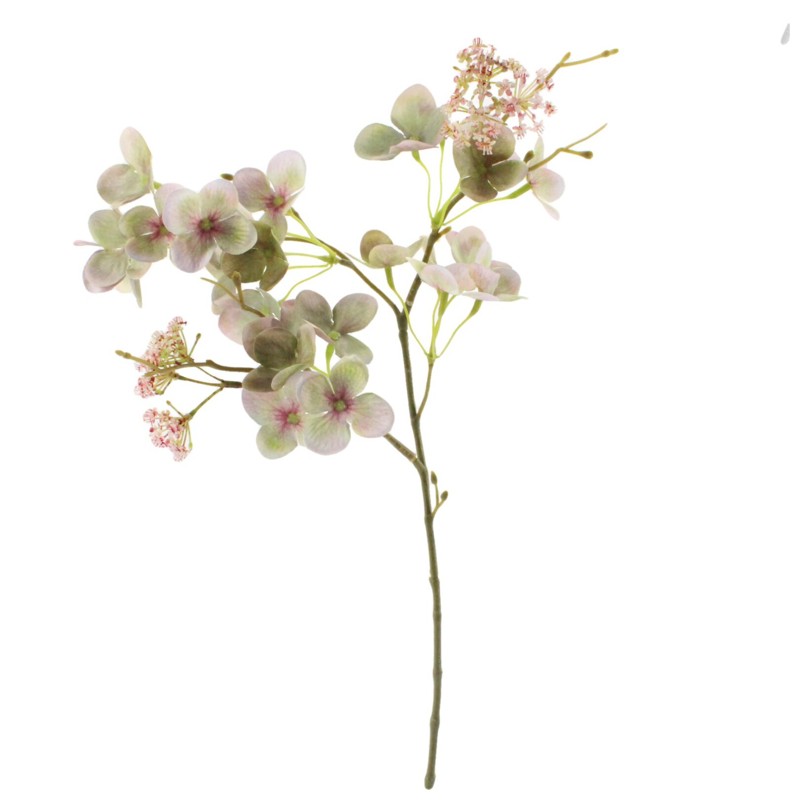 Künstliche Hartriegelblumen, Blumenzweig