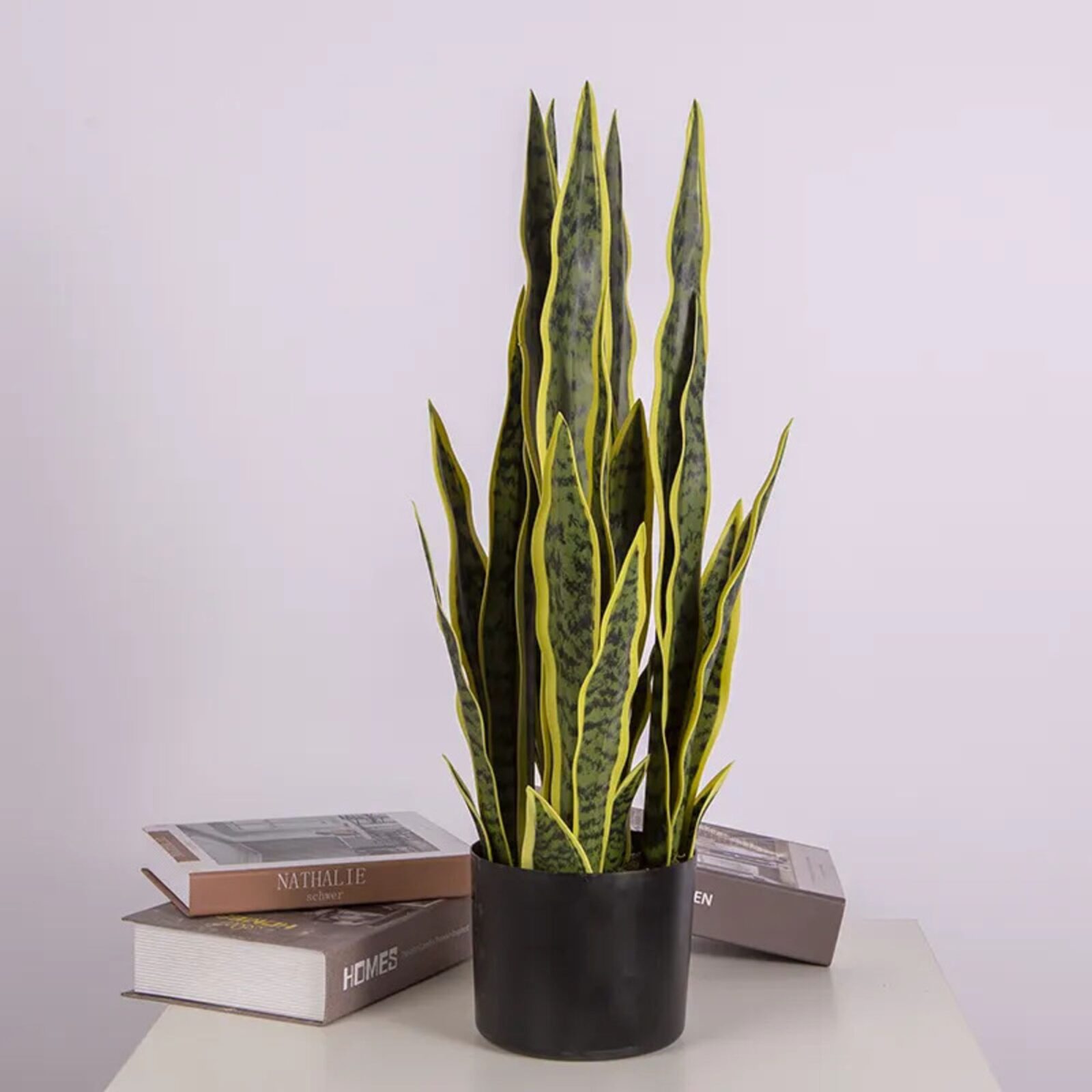 Medium Size Artificial Bonsai Snake Plant - Image 4
