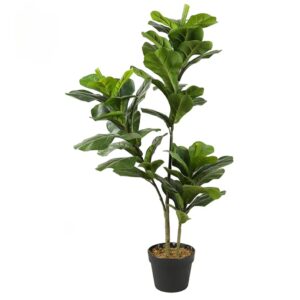 Fiddle Leaf Artificial Plant Potted Ficus PEVA