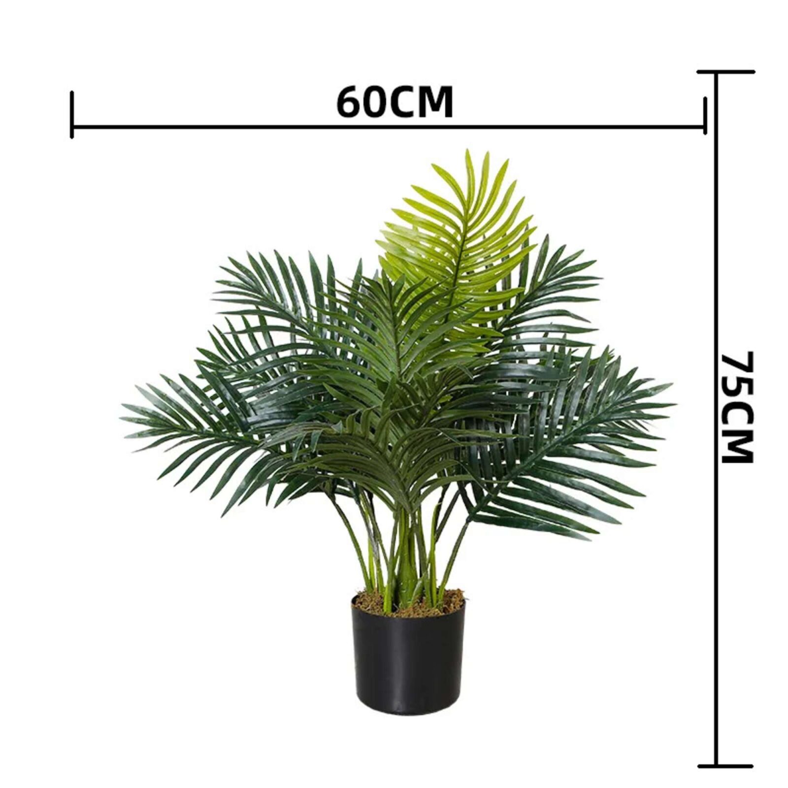 Potted Artificial Palm Tree Home Decor - Image 3