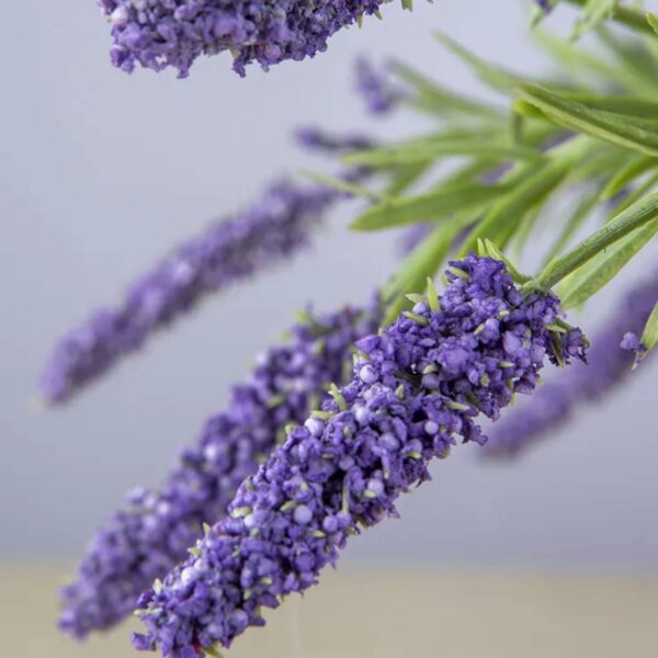 Artificial Flowers Plant Potted Lavender
