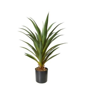 Faux Agave Plant Potted Decorative Agave Plant