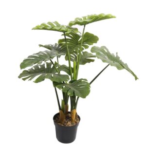 faux monstera deliciosa tree