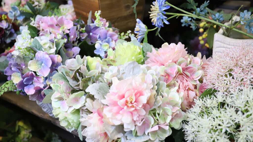 huge selection of high-quality artificial flowers available for wholesale