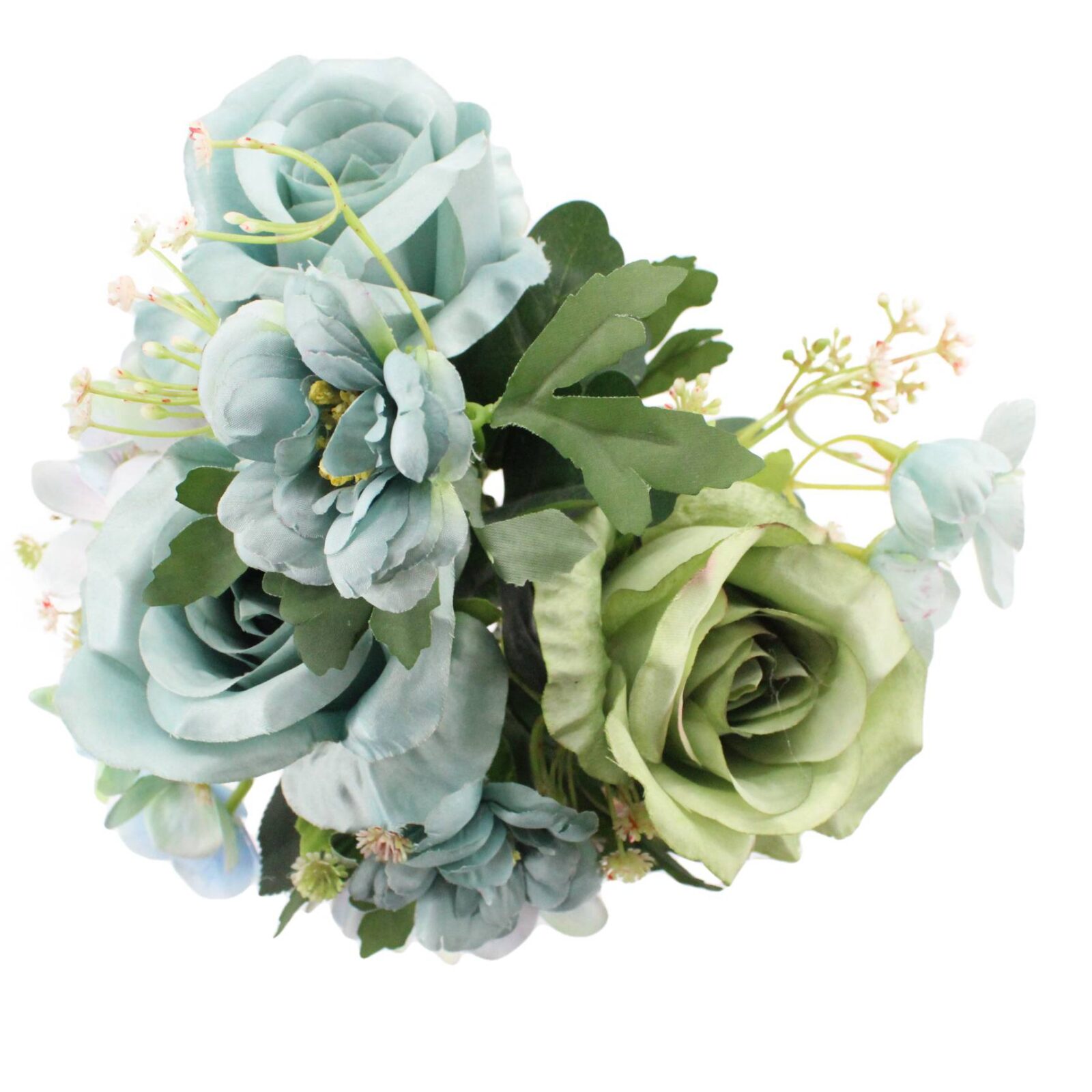 Artificial Rose and Hydrangea Fower Bouquet - Image 3