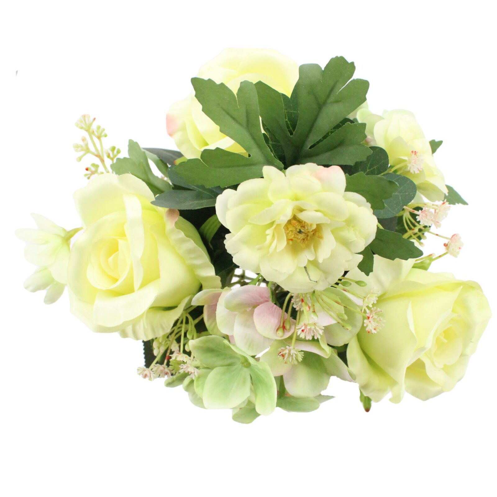 Artificial Rose and Hydrangea Fower Bouquet - Image 4
