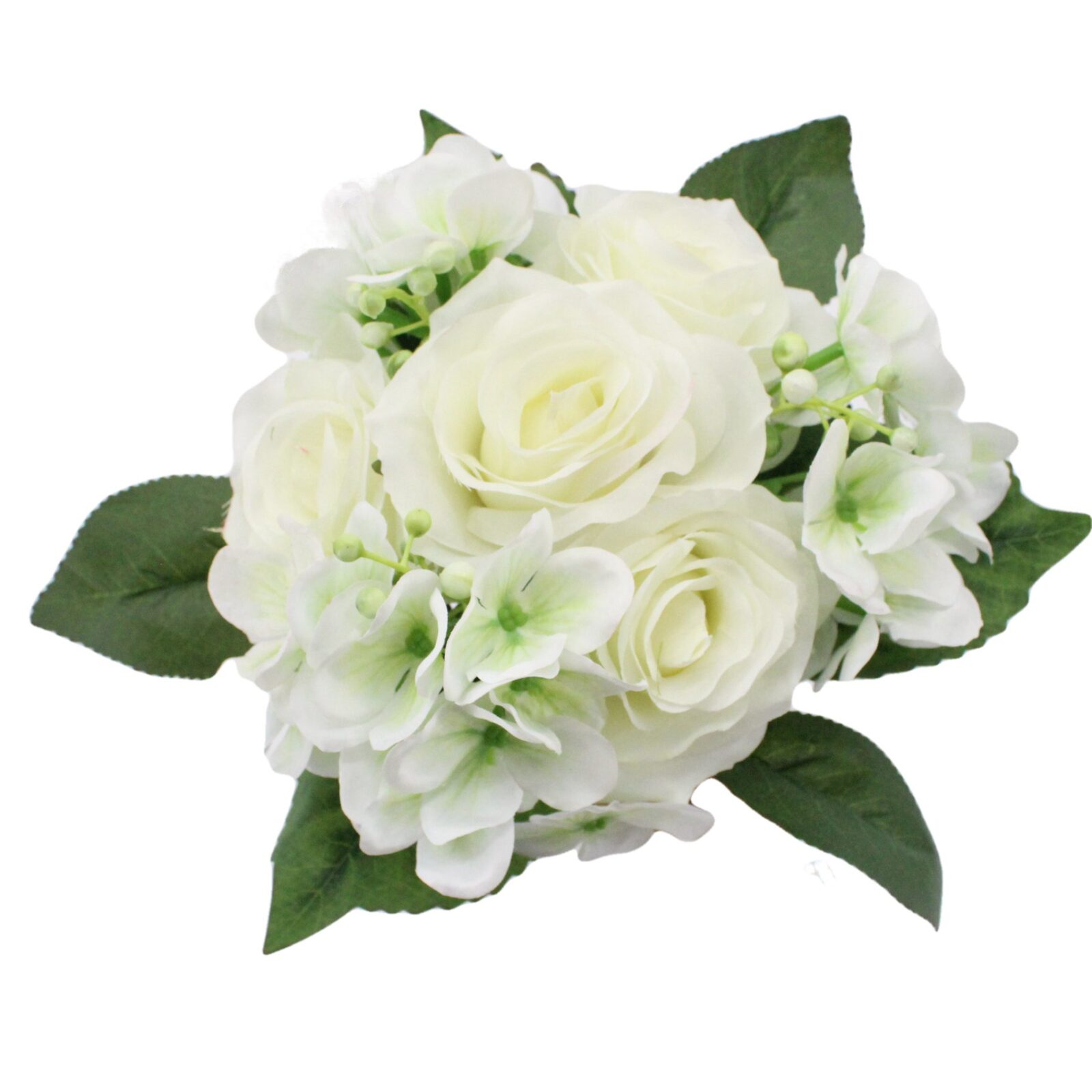 Fake Rose and Hydrangea Bouquet - Image 4