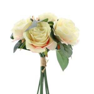 Artificial Wedding Rose Flower Bouquet