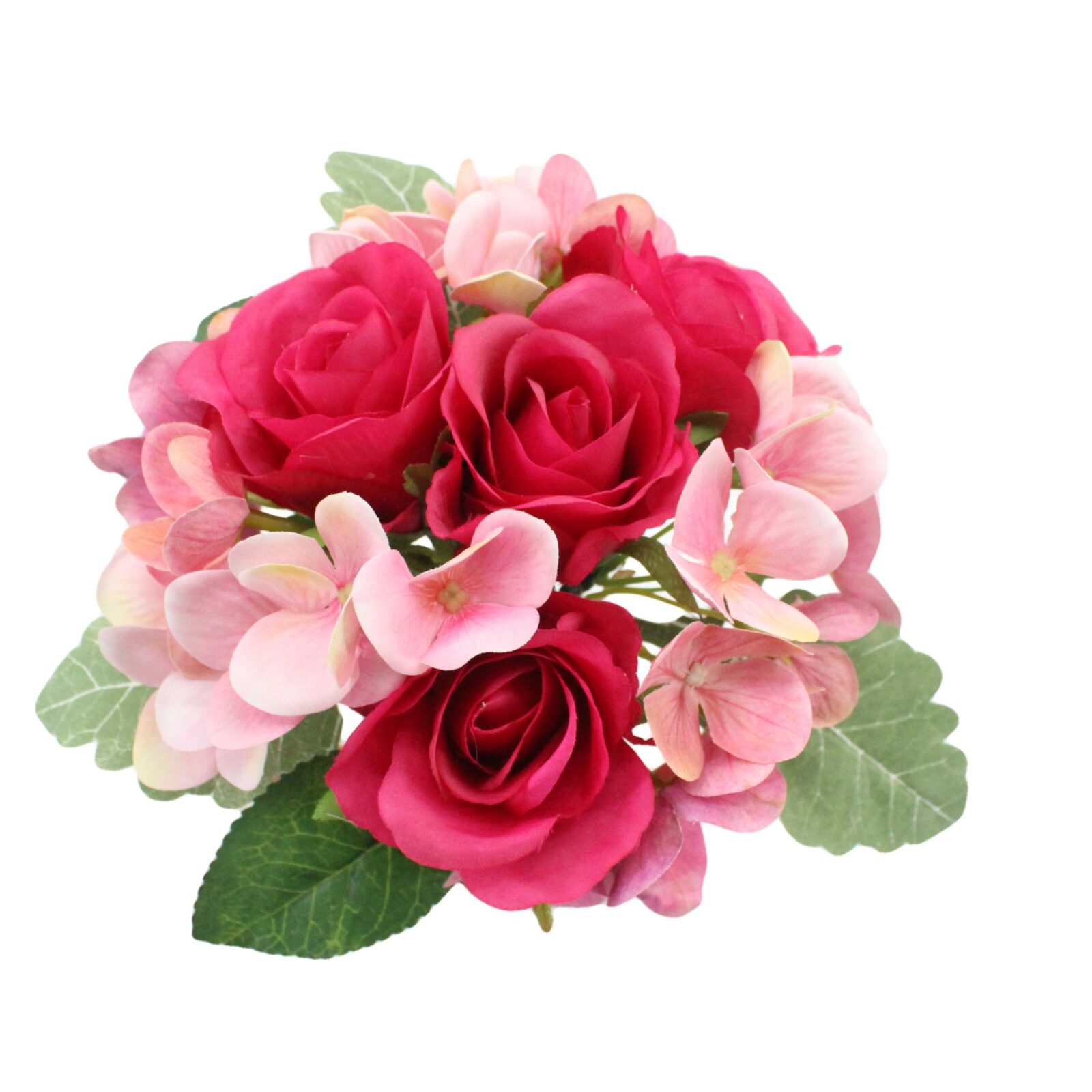 Artificial Rose and Hydrangea Bouquet - Image 2