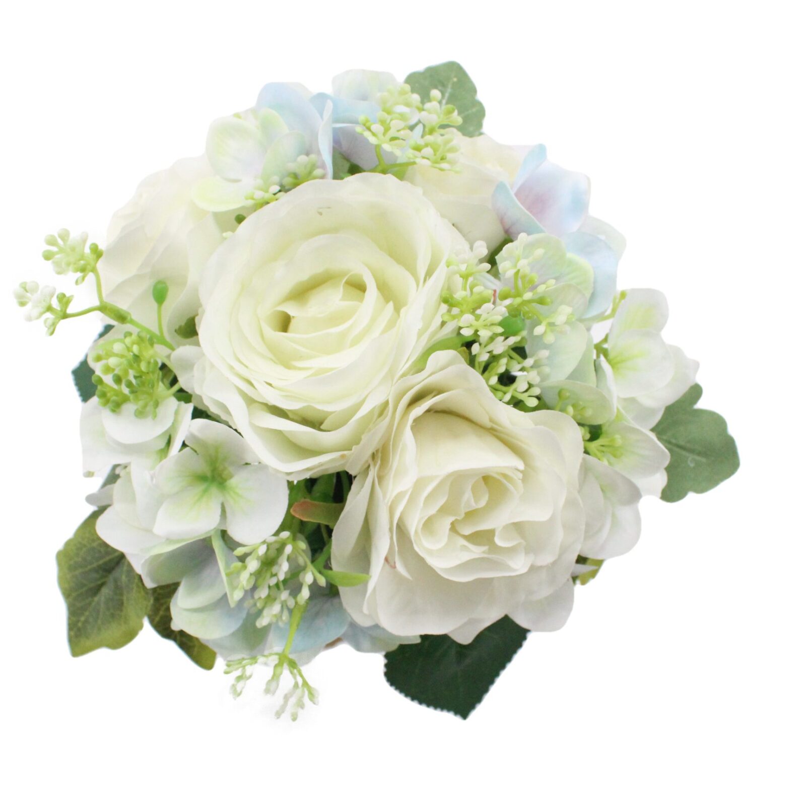 Faux Rose, Hydrangea and Gypsophila Bouquet - Image 3