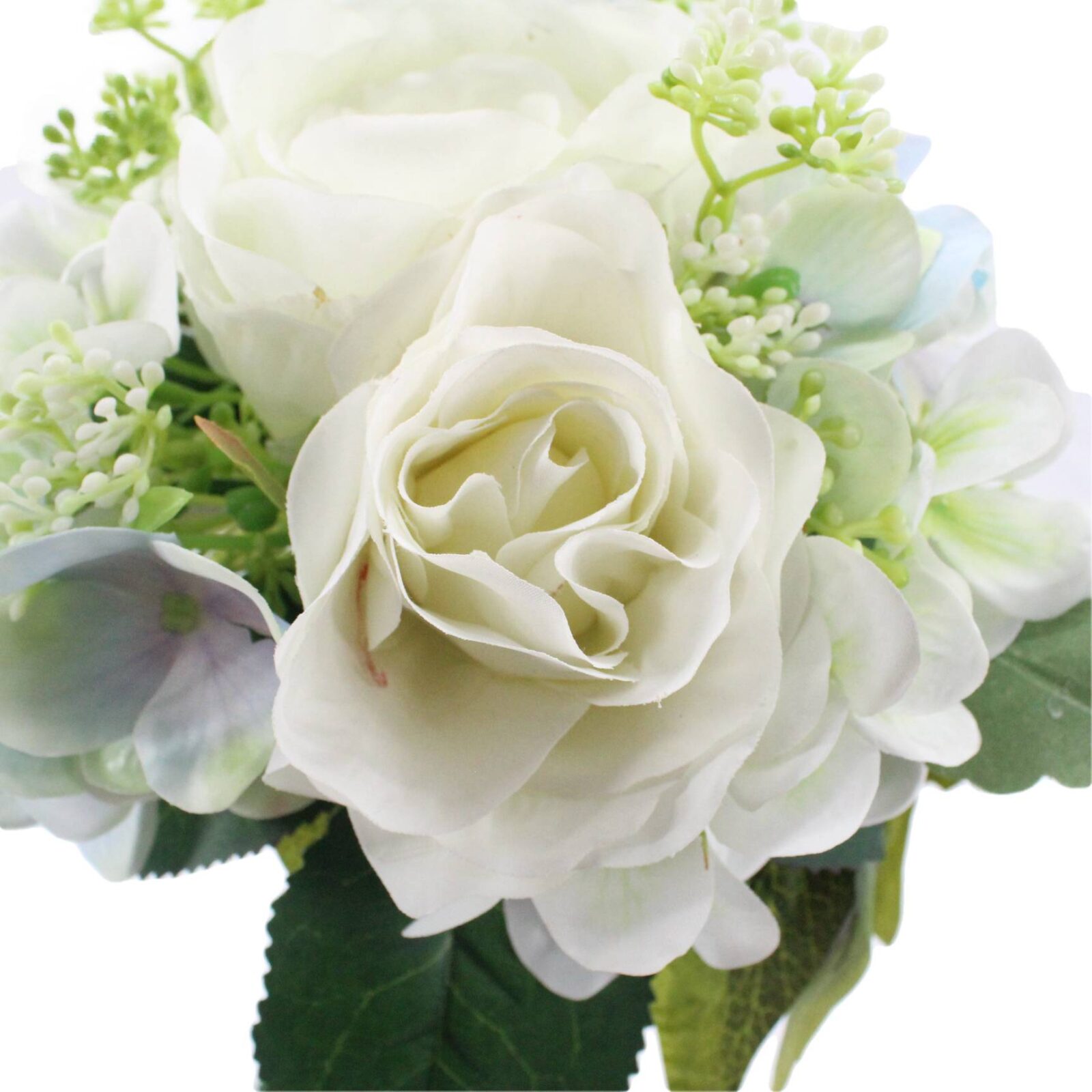 Faux Rose, Hydrangea and Gypsophila Bouquet - Image 2