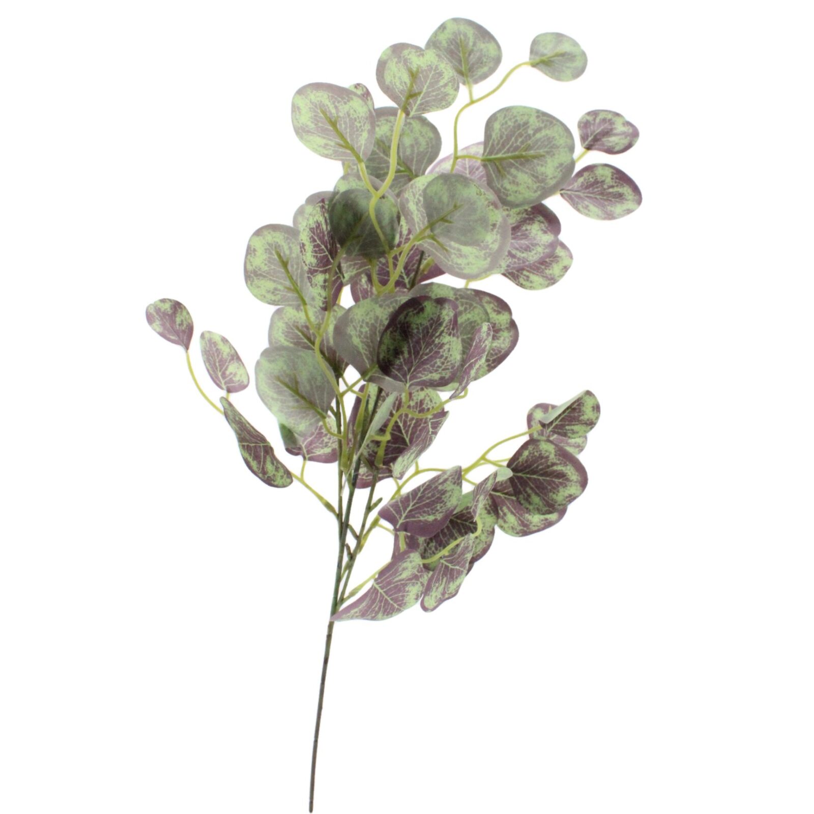 Faux Green Silver Dollar Eucalyptus Leaf Pick - Image 7