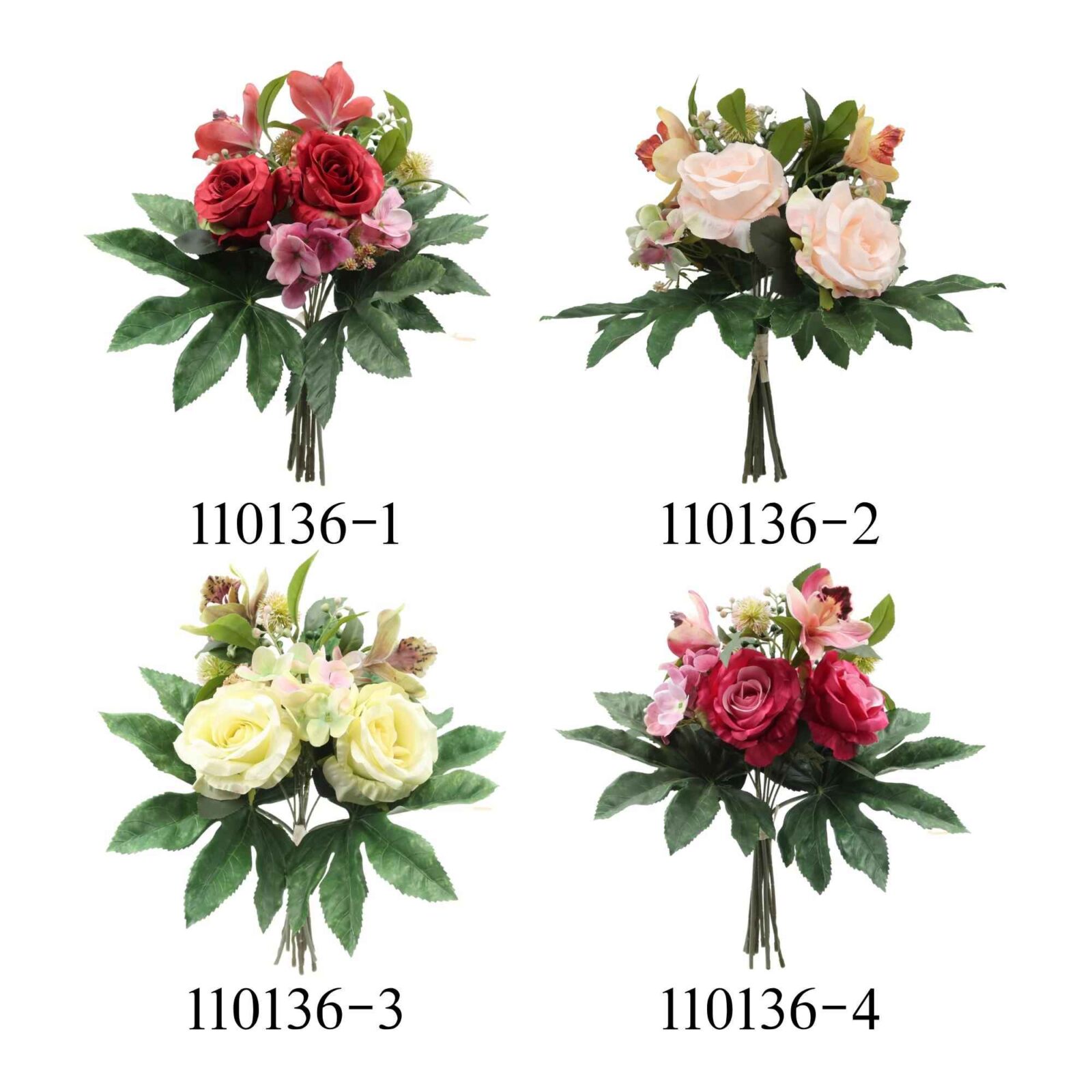 Künstlicher Rosenstrauß aus Seide