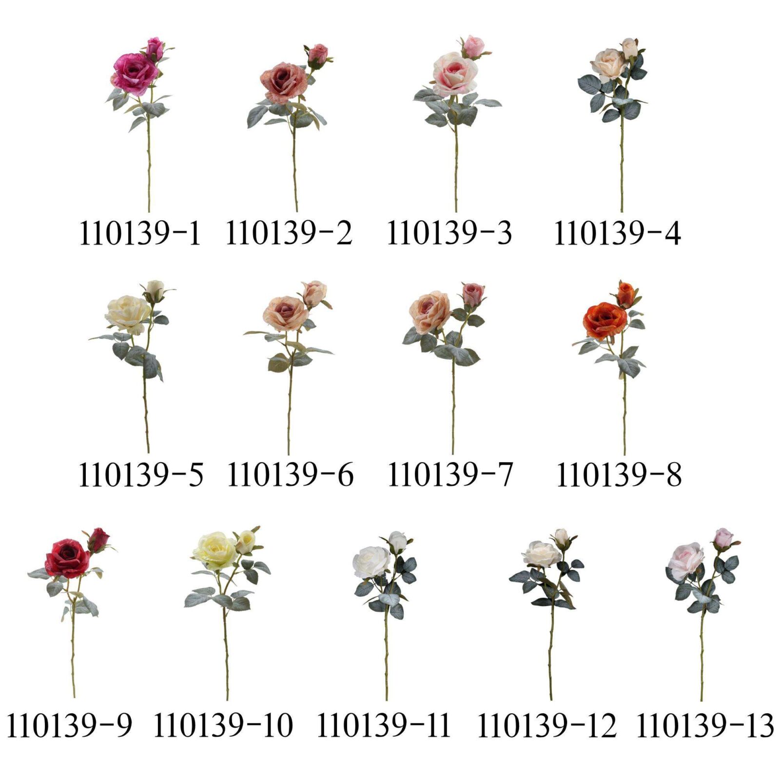 Artificial Roses Flower Branch - Image 8