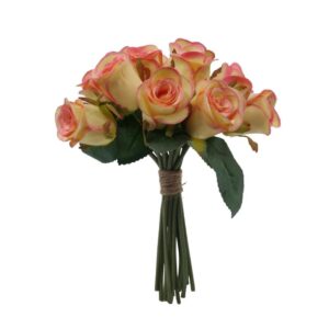 Bride's Bouquet Artificial Rose Buds Flower