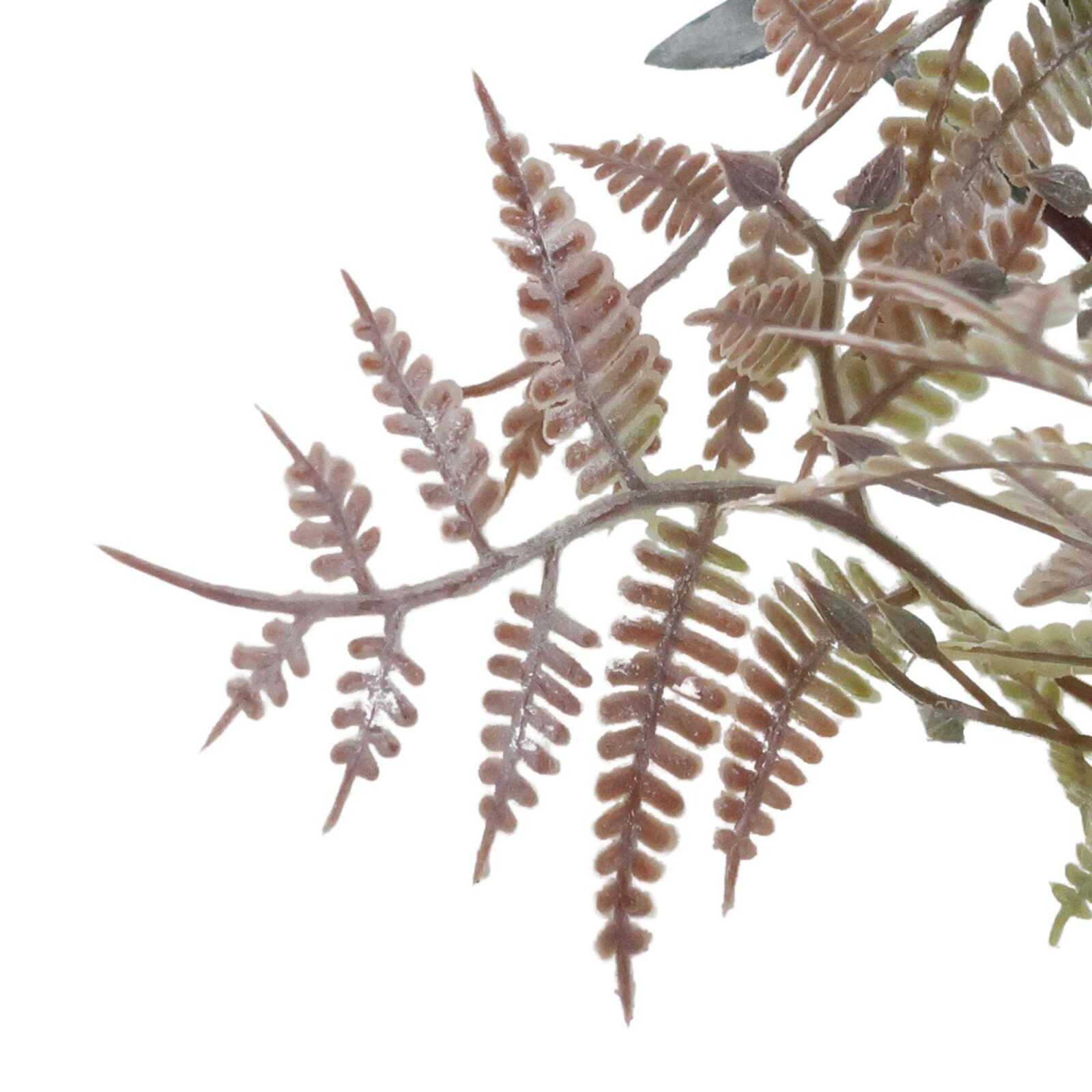 Flocked Eucalyptus and Fern Bundle - Image 2