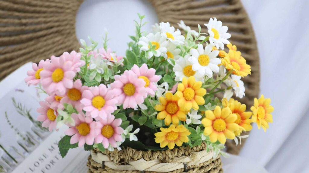 Artificial Daisy Flower Bouquet