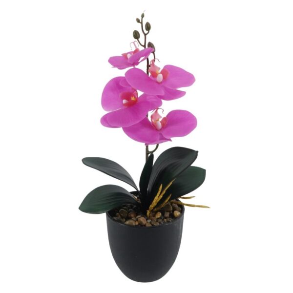 Artificial Phalaenopsis Orchid Flower in Pot