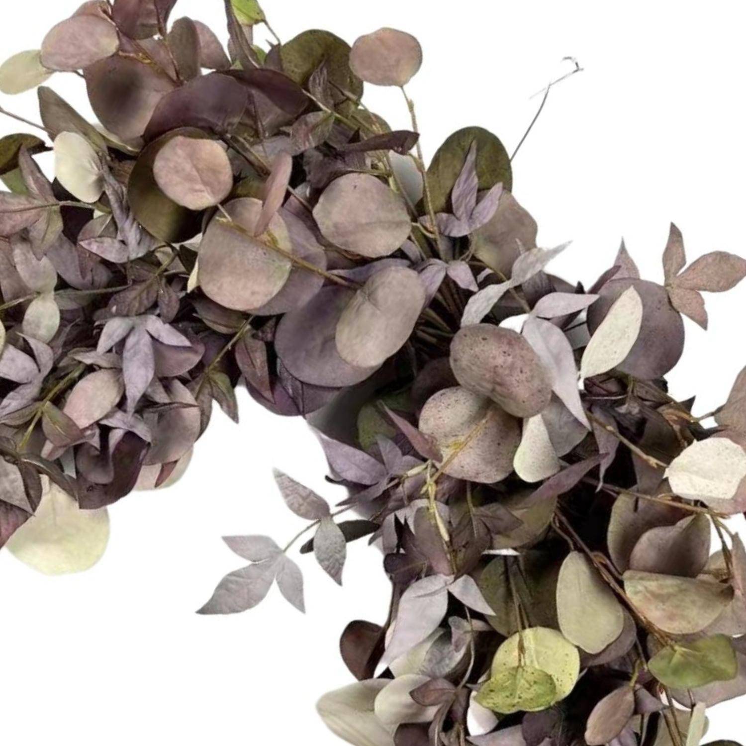 Artificial Dried Purple Eucalyptus Swag