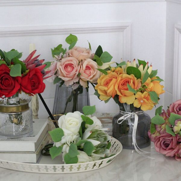 Silk Rose & Protea Flores Bouquet