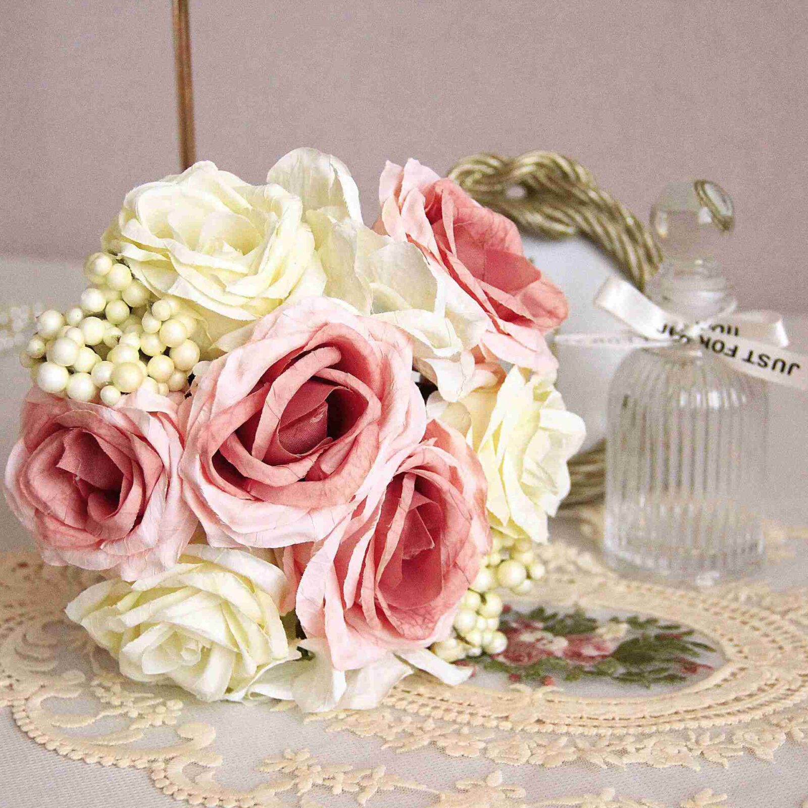 Rose Bouquet Artificial Flowers - Image 3