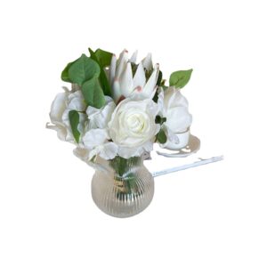 Protea & Rose Bride Flowers Bouquet