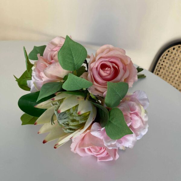 Protea & Rose Bride Flowers Bouquet