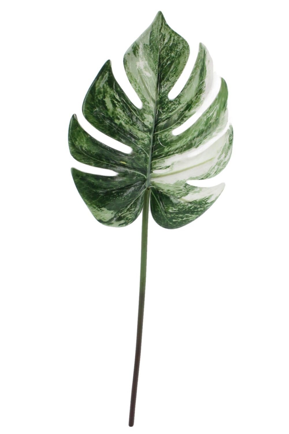 artificial tropical palm leaves
