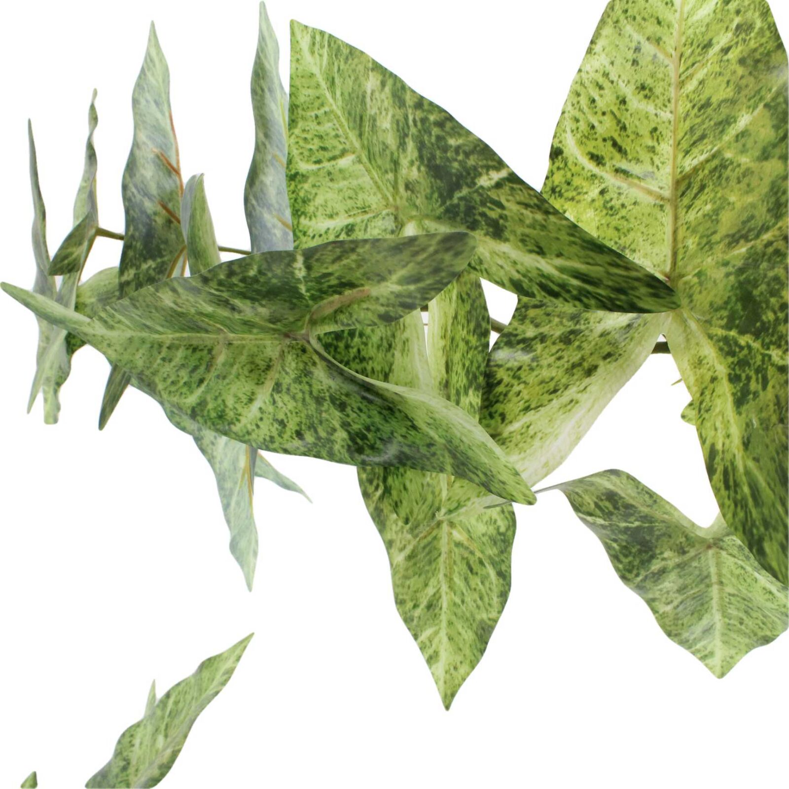 67" Hanging Artificial Caladium Arrowhead Plant - Image 3