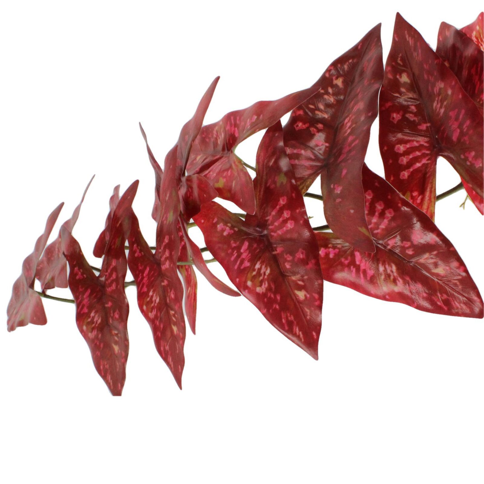 67" Hanging Artificial Caladium Arrowhead Plant - Image 6