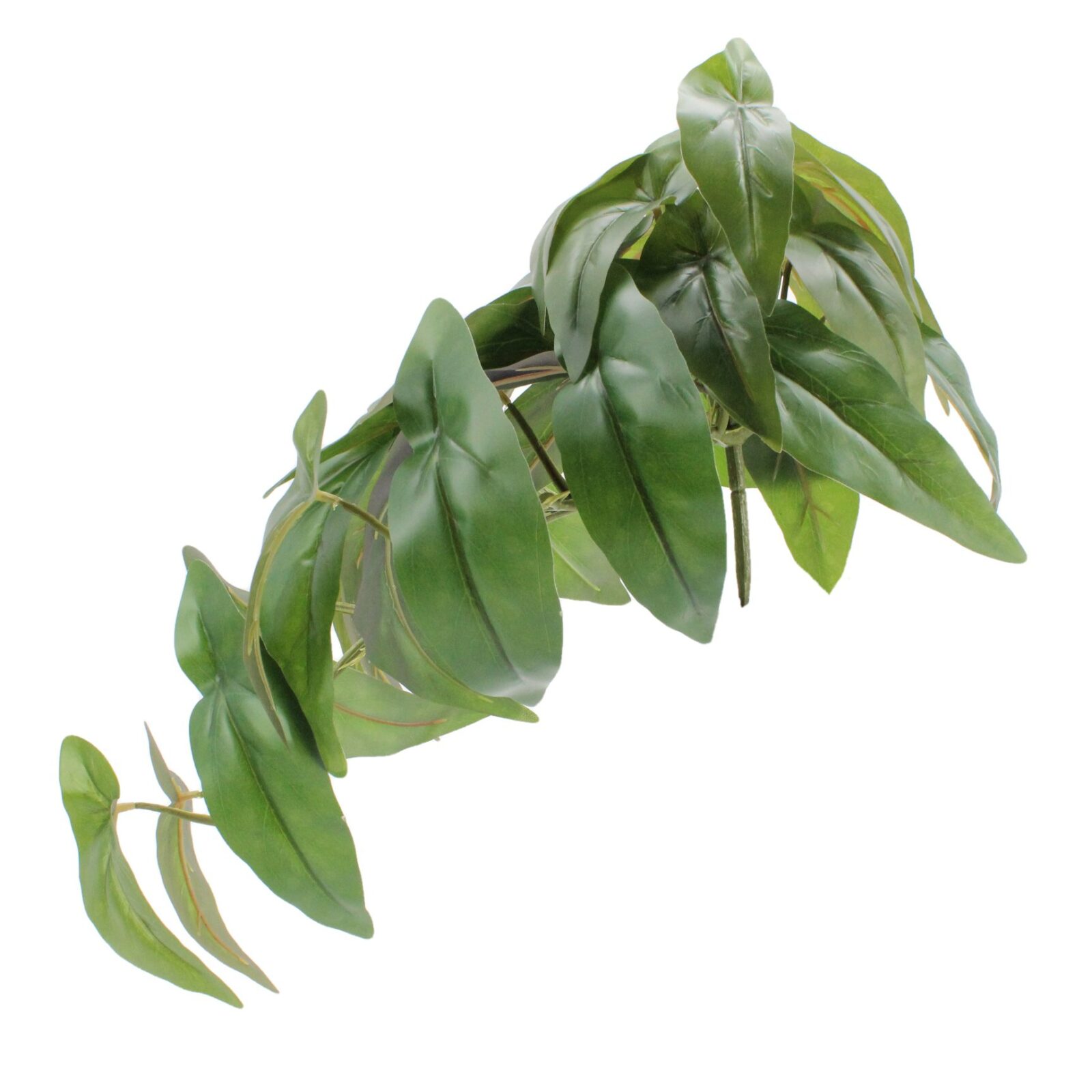 12.6" Faux Begonia Hanging Plant - Image 3