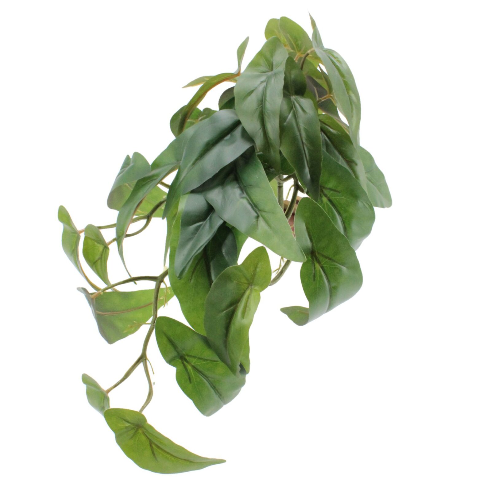 12.6" Faux Begonia Hanging Plant - Image 4