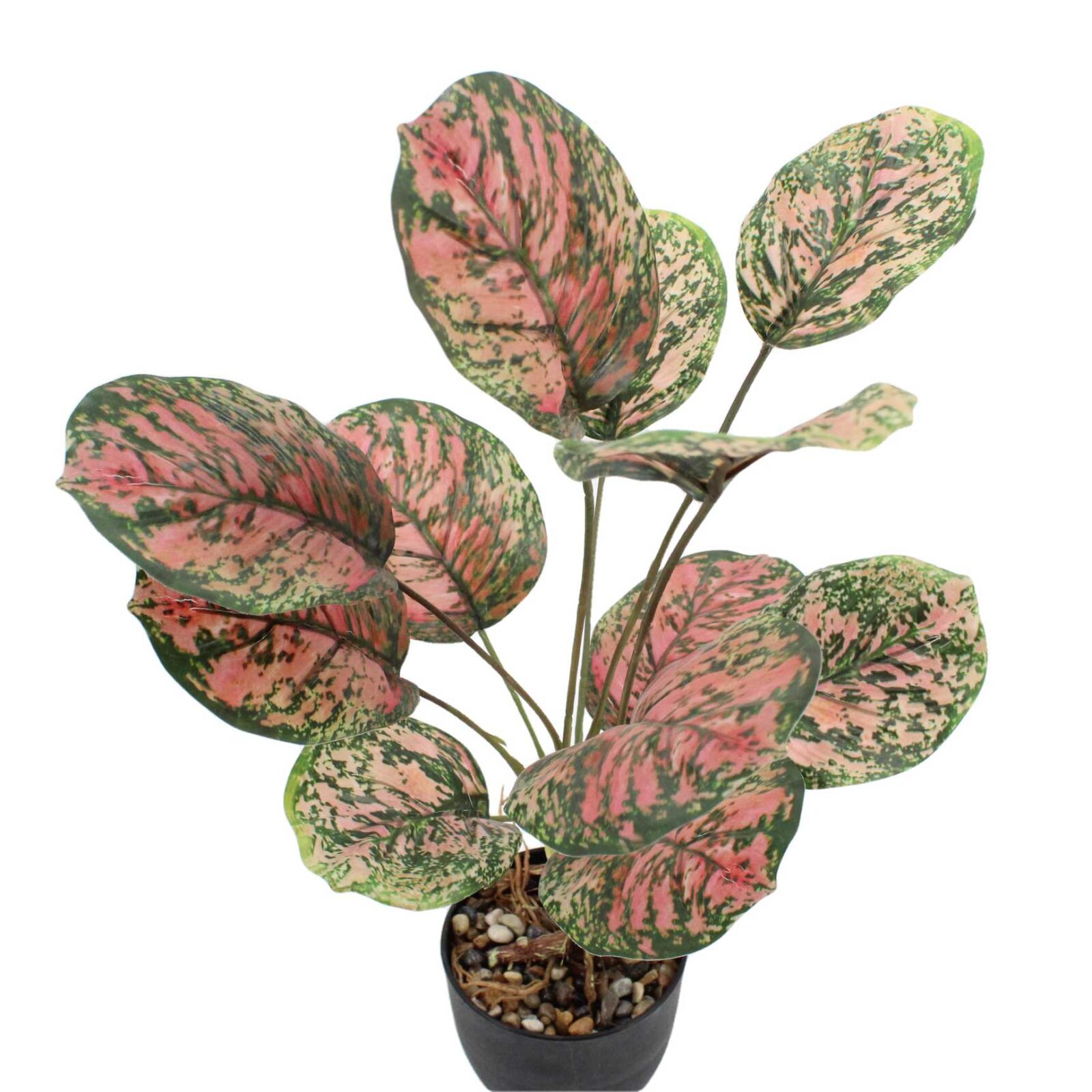Lifelike Potted Artificial Calathea Plant - Image 7