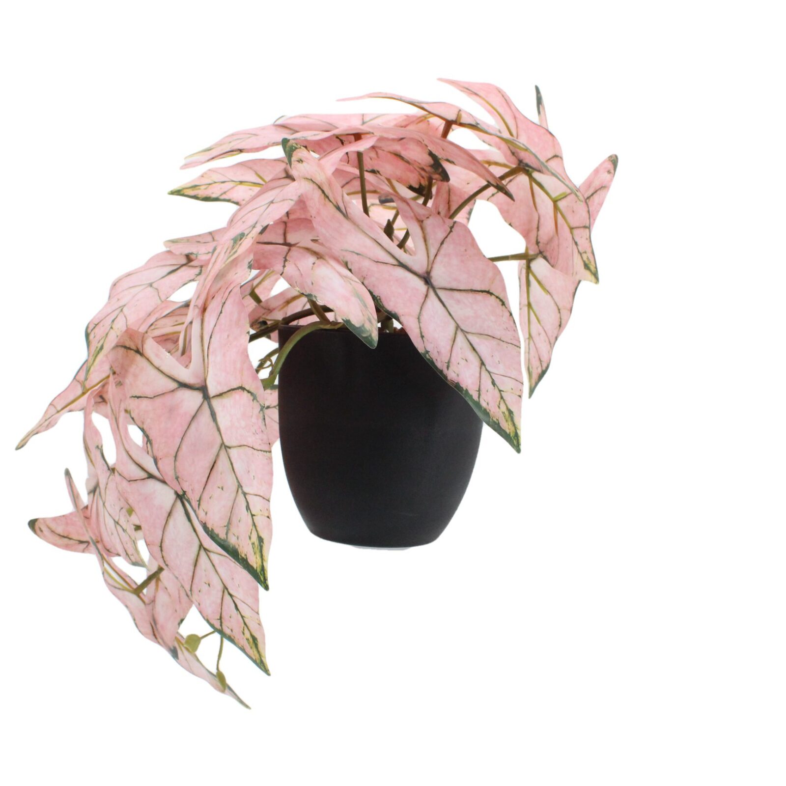 13.3" künstliche hängende Caladium-Pflanze im Topf