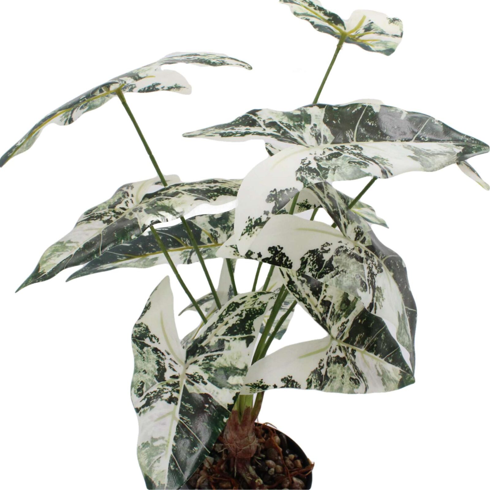21.6" Artificial Caladium Arrowhead Plant in Pot - Image 6