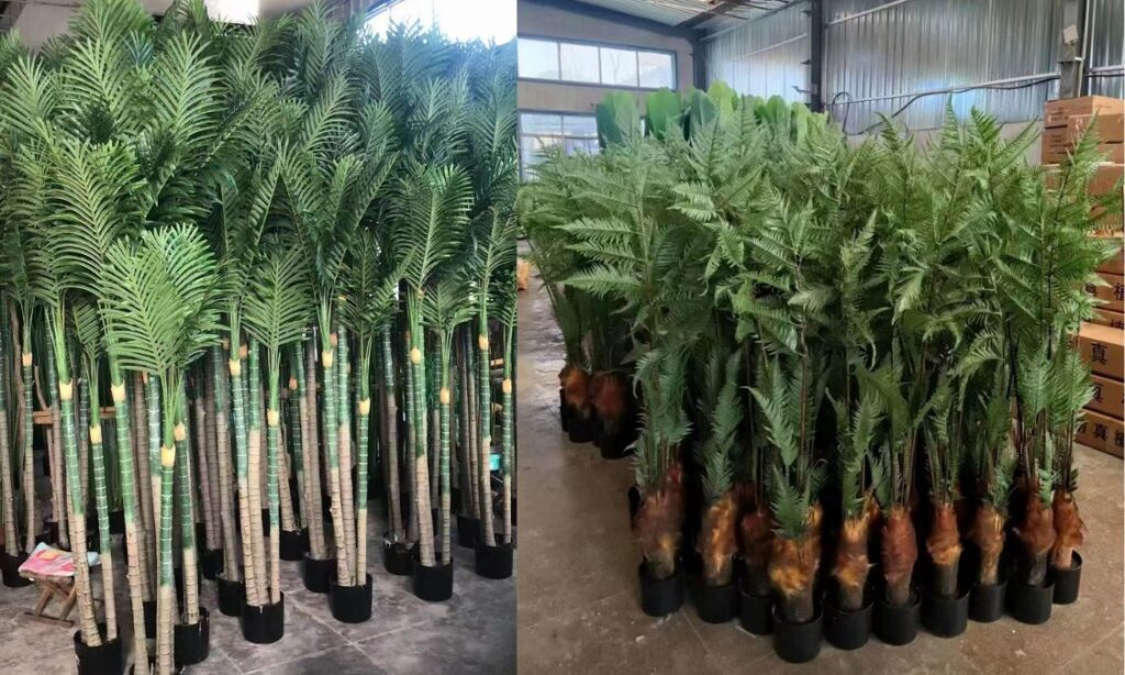 Many modern artificial trees are made from recyclable materials, further enhancing their sustainability. Businesses can take comfort in knowing that their choice of greenery is not only beautiful and practical but also environmentally responsible.