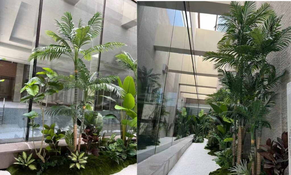 The light quality used in the production of artificial plants also has environmental implications. Manufacturers are increasingly exploring energy-efficient lighting solutions that mimic natural light without the high energy costs associated with traditional lighting methods.