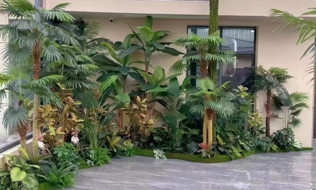 Whether you're decorating an outdoor garden or an indoor room, our lifelike appearance and quality material will make you reconsider the traditional notion of plants and trees.