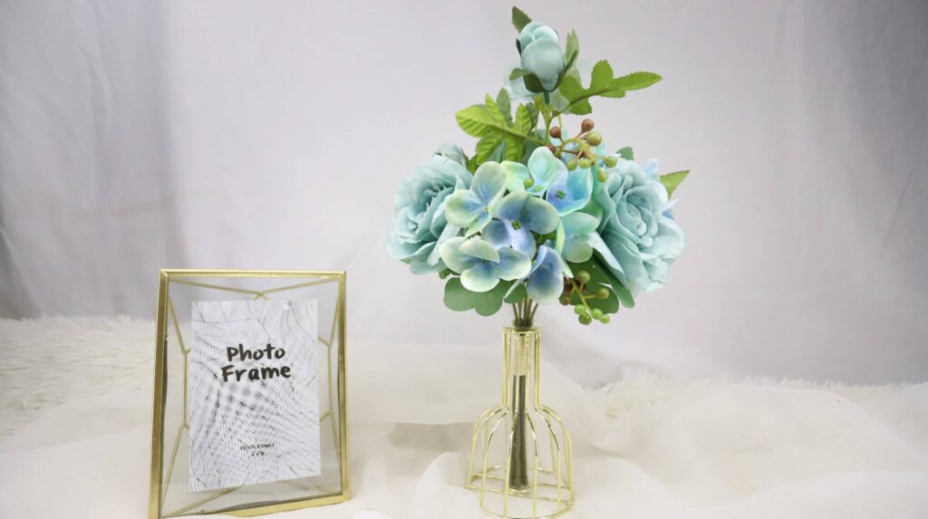 Rose Hydrangea Bouquet Artificial Flowers