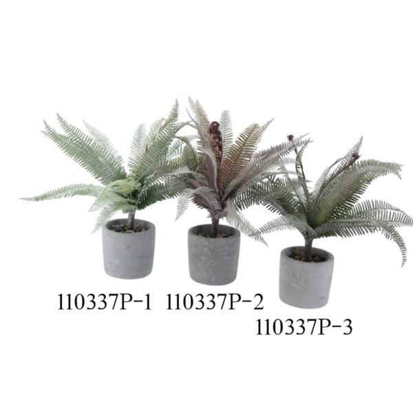 Artificial Fern Plant with Pot