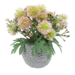 Thistle Artificial Flower with Pot