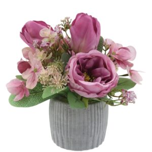 Mixed Artificial Flower Pot Decoration