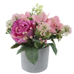 Potted Mixed Artificial Flower Arrangements