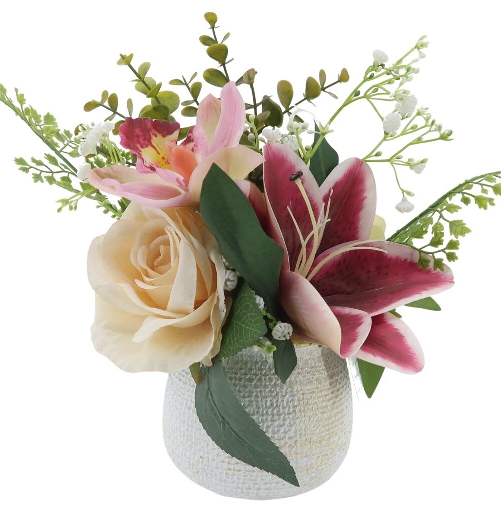 Faux Flower Arrangements Potted