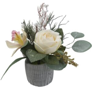 Rose Mixed Artificial Flower Arrangements