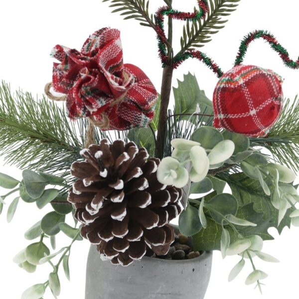 Potted Artificial Greenery Plants Christmas
