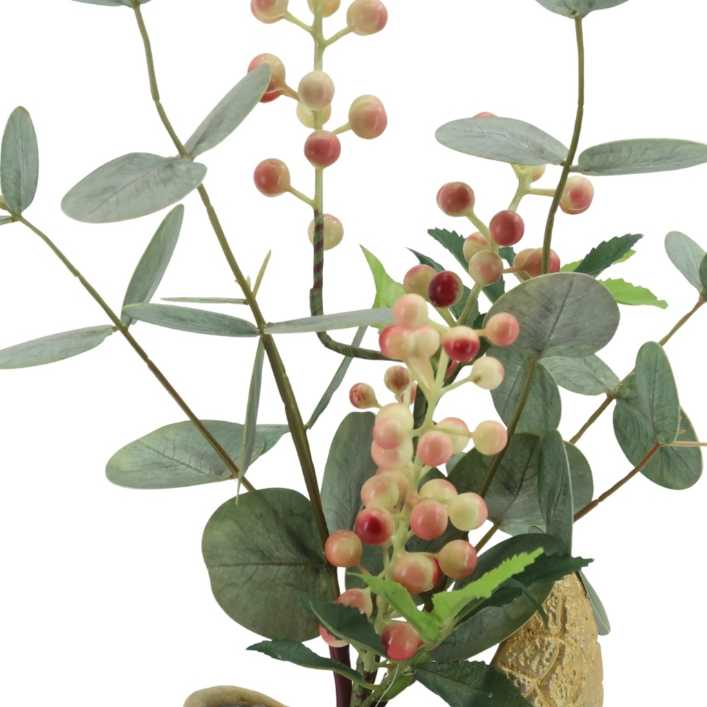 Faux Eucalyptus Plant Arrangement
